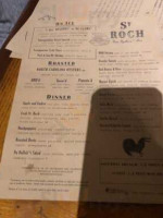 St. Roch Fine Oysters menu