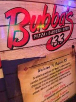 Bubba's 33 menu