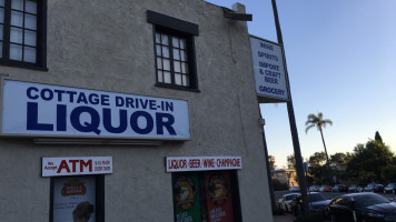 Cottage Drive-in Liquor outside