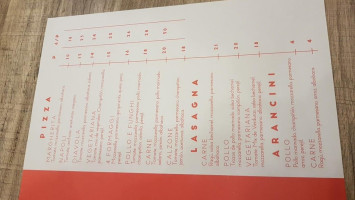 Portonovo Pizza Italiana menu