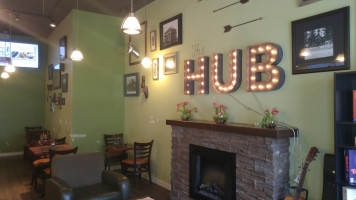 The Hub Cafe & Wine Bar inside