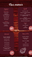 Le Grill Dufour menu