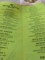 Mas Taco menu