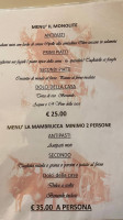 Trattoria Ometto menu