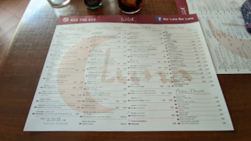 Cafe Luna food