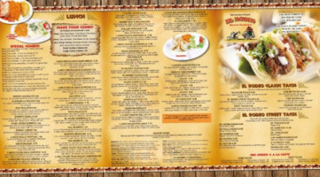 El Rodeo Mexican menu