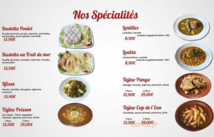 Les Delices Du Magreb menu