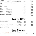 La Fontaine Fleurie menu