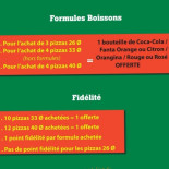 Pop Pizza Fabregues Carte