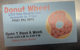 Donut Wheel menu
