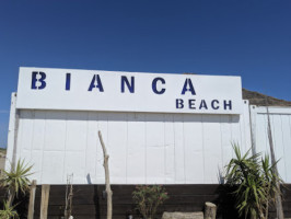 Bianca Beach outside