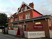 The Winterbourne Arms outside