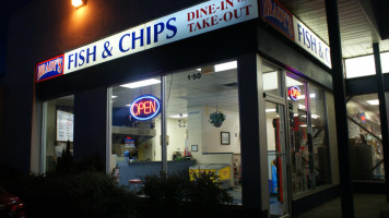 Brady's Fish & Chip Restaurant outside