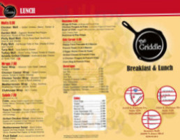 The Griddle menu