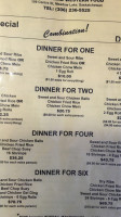 Wayne's Cafe menu
