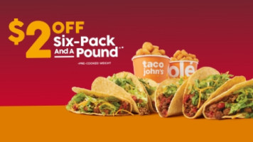 Taco John's food