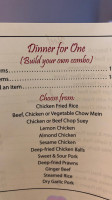 Golden Chopstick Restaurant menu