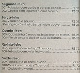 Galeto Rio Timpanos menu