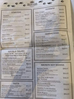 The Bear Paw Grill menu