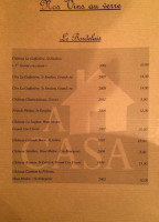 A Casa menu