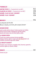 En Bas De La Colline menu