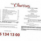 Restaurante Chorros menu