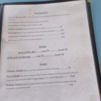 Bridge Creek Cafe menu