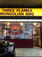 Three Flames Mongolian B-q menu