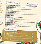 Thai Payu menu