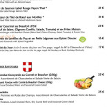 Aiguille Du Midi Menu