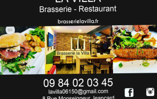 Brasserie La Villa food