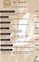 La Clauserie, Brasserie Creperie menu