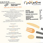 L'initiative menu