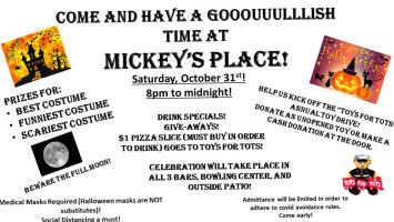 Mickey’s Place food
