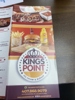 King's Point Ice Cream Burger food