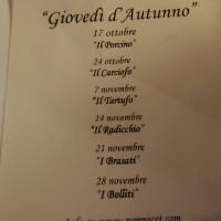 Nonno Cet menu