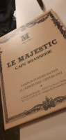 Le Majestic menu