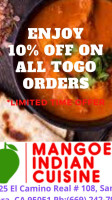 Mangoes Indian Cuisine food