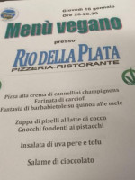 Pizzeria Rio Della Plata menu