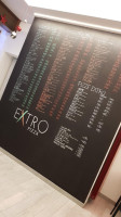 Extro Pizza menu