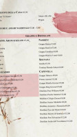Albergo San Giovanni menu