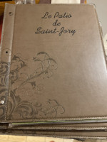 Le Patio De St-jory menu