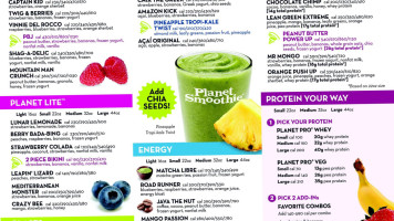 Planet Smoothie food