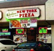 Valentino's New York Pizza outside