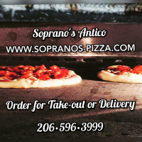 Sopranos Antico Pizza food