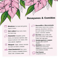 Loncheria Rosita menu