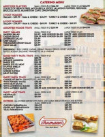 Argento's Pizza Palace menu