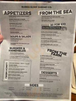 Bubba Gump Shrimp Co menu