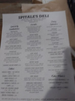 Spitale's Deli Catering menu