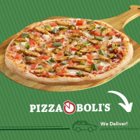 Pizza Boli's food